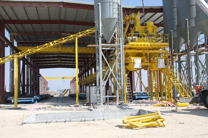 PPP USINE REDICO DEUX CENTRALES A BETON ET 4 PONTS ROULANTS JANVIER 2009.